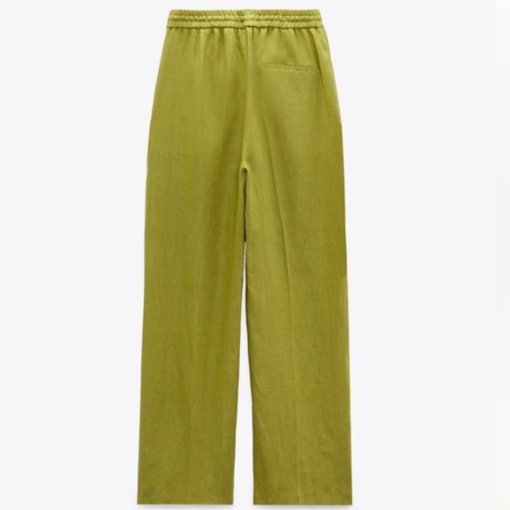 Zara NWT 100% linen pants - Picture 3 of 5